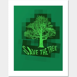 mozaic save the tree Posters and Art